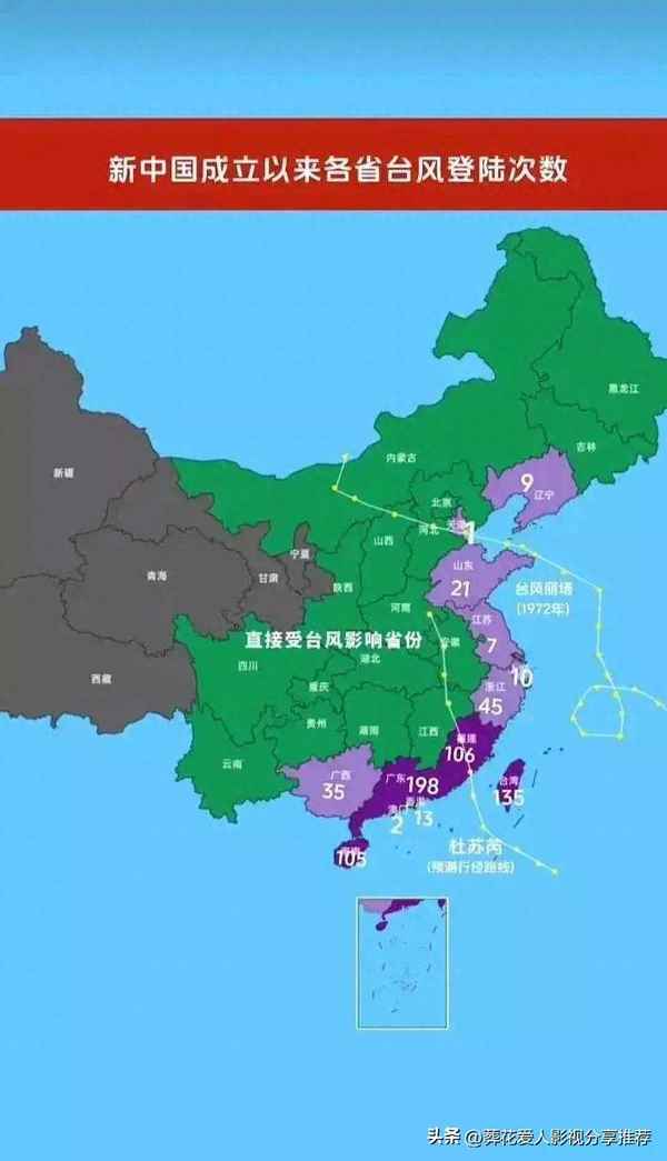 历史台风登陆次数_历史台风最高多少级