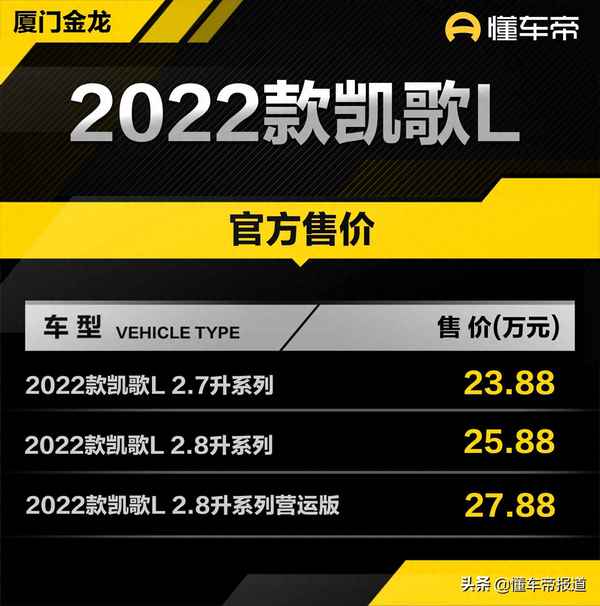 金龙面包车9座报价及图片、柴油面包车大全7座