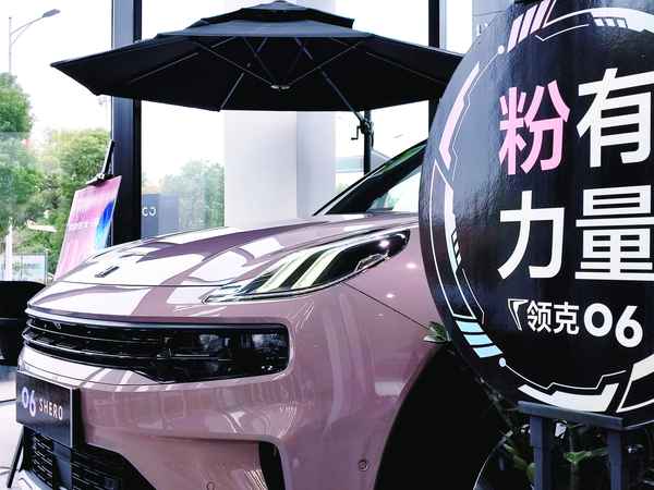 開領克06粉色的都是什么女人、領克06shero粉色