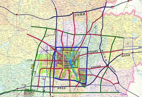 北京三环半最新规划图-北京三环路线路图