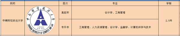 中南财经大学成考(中南财经大学成人教育)
