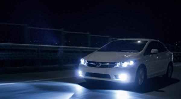 夜間開車正確開燈圖、夜間開車正確開燈圖片
