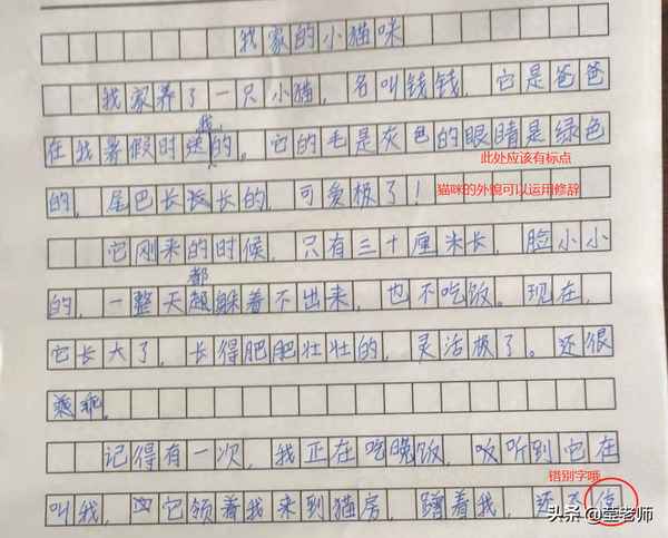 抄一篇400字的作文四年級;小狗的作文范文