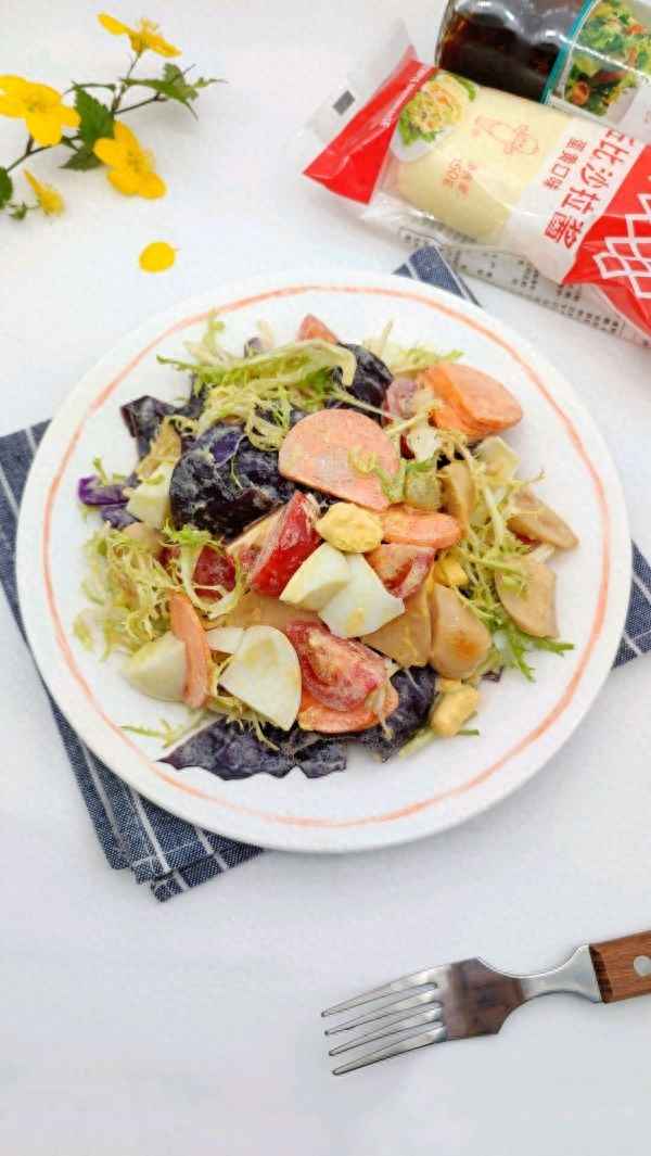 家庭版蔬菜沙拉的做法_蔬菜沙拉配料表