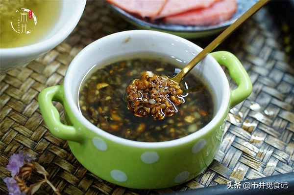 秘制油碟的醬料配方;油碟蘸料怎么調比例