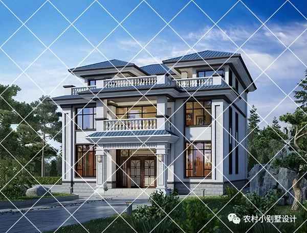 2023年最火的三层别墅,新中式二层别墅