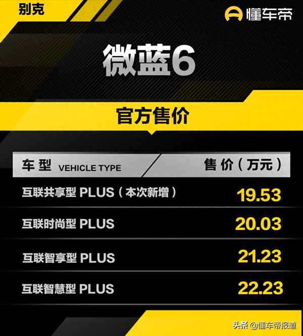 別克混動汽車報價及圖片;別克混合動力車型價格及圖片