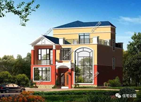 自建房跃层效果图大全、自建房楼房