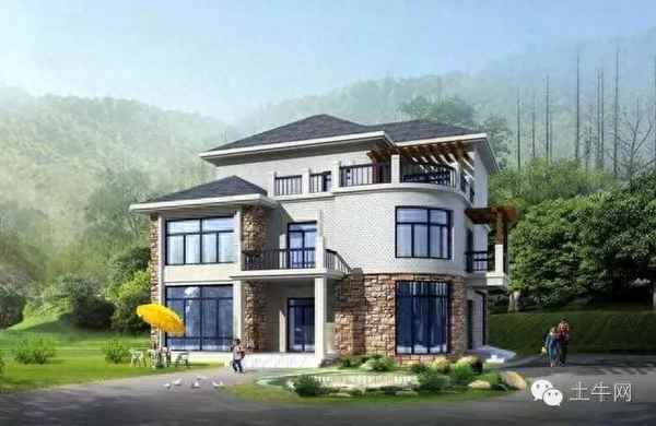 别墅设计效果图大全(农村自建房设计图 效果图)