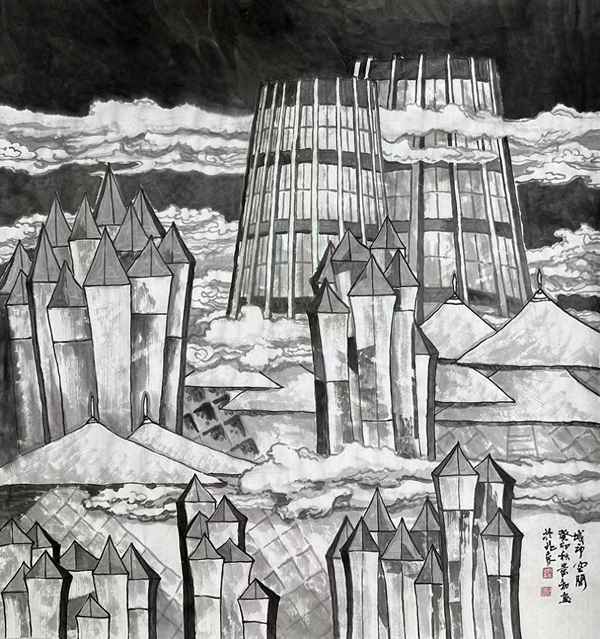 未来城市绘画作品创意说明(绘画未来城市文字内容)