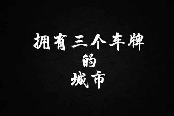 山東有兩個車牌的城市_山東有多少車牌字母