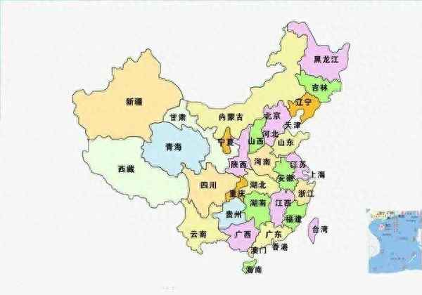 中國行政區劃順口溜;我國行政區劃順口溜及對應省份