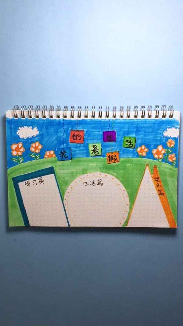 開心的暑假手抄報內容(開心的暑假手抄報內容大全)