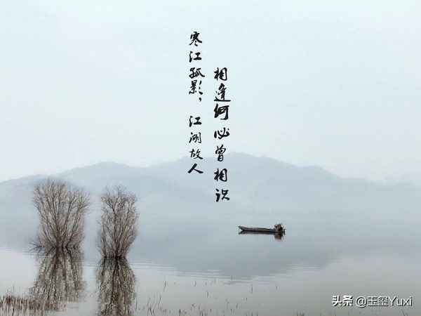 寒风孤影相逢何必曾相识-寒风孤影相逢何必曾相识什么意思