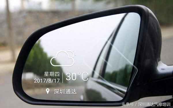 后視鏡撞了一下折回去了;后視鏡撞了一下折回去了扳回來松動了