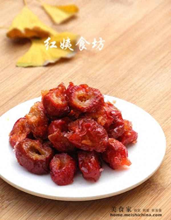 空心山楂果脯做法無糖—空心山楂果脯做法竅門