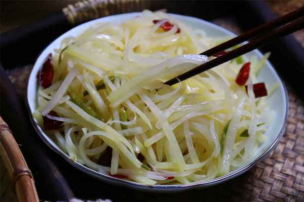 炒土豆絲放醋的技巧、炒土豆絲放白醋還是香醋