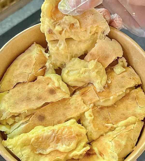 榴蓮煎餅做法大全圖解-榴蓮煎餅果子