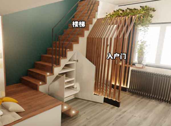 入户门对楼梯的化解方法;入户门对楼梯有什么不好