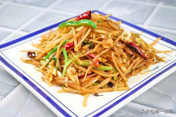 飯店酸辣土豆絲的做法;家常酸辣土豆絲怎么做
