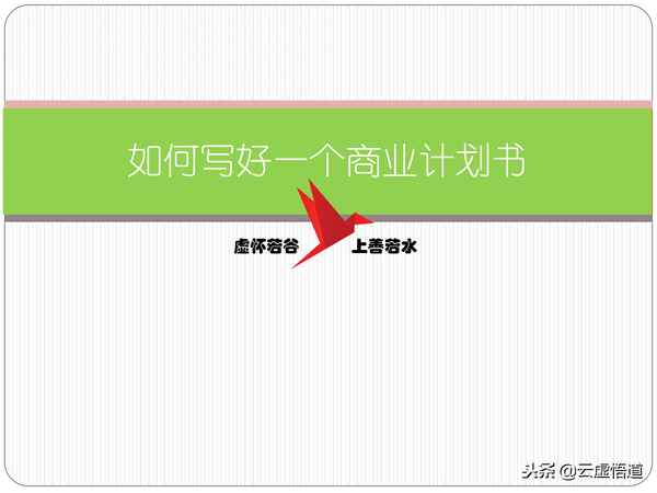 商業計劃書模板免費—創業計劃書ppt成品