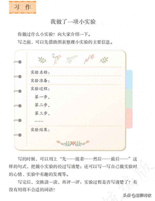我做一頂小實驗300字大作文;我做一頂小實驗作文300個字