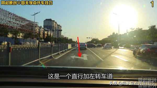 可以掉頭的路面標線圖片-可以掉頭的紅綠燈路口圖片