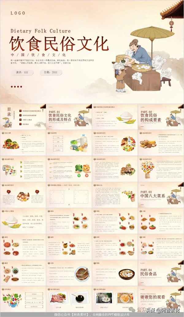 介紹美食的ppt—介紹美食的PPT免費