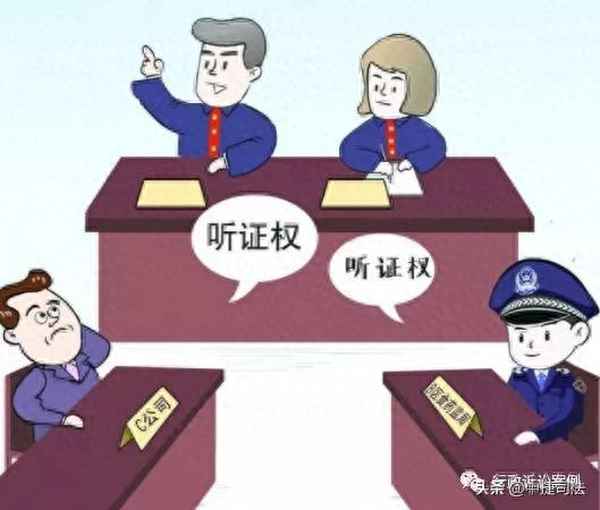 聽證權利義務告知書、聽證的告知程序