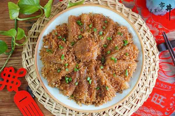 米粉蒸肉的正確做法—家庭粉蒸肉做法