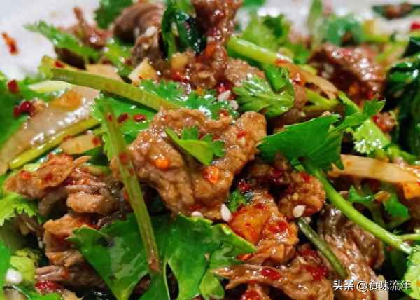 香菜炒牛肉的家常做法、香菜炒牛肉的家常做法以及吃法