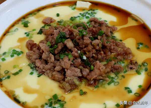雞蛋和肉末的一起蒸法,肉末蒸荷包蛋的正宗做法