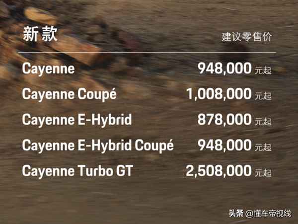 40萬小卡宴報價及圖片_小卡宴30萬左右