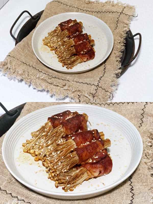 培根金針菇蒸的做法_培根金針菇蒸多久能熟