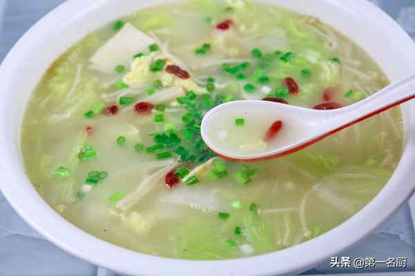 白菜豆腐湯的正確做法、白菜豆腐湯如何做好吃