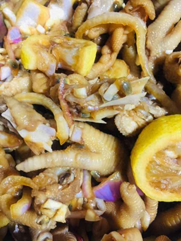 泡雞爪的做法和配料、百香果泡雞爪的做法和配料