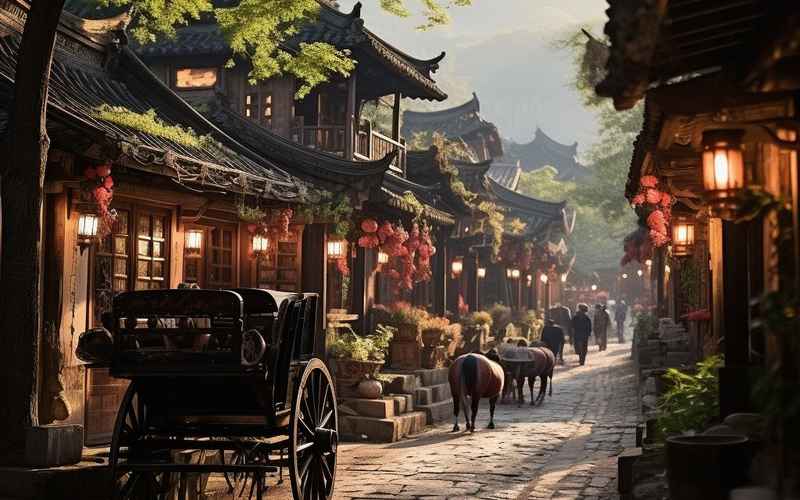 古鎮(zhèn)風(fēng)情迷人，走進(jìn)時光長河
