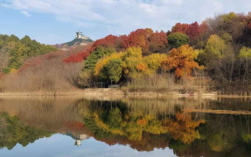长春天定山山水风景名胜奇妙旅程