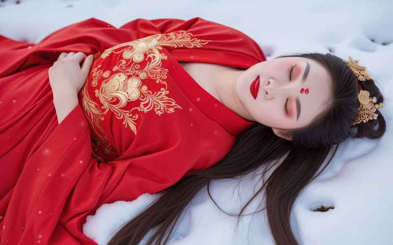 红妆照影山河寂