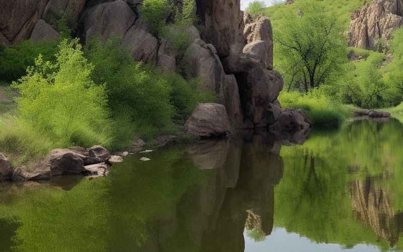 義縣大石湖風景旅游區絕美風光