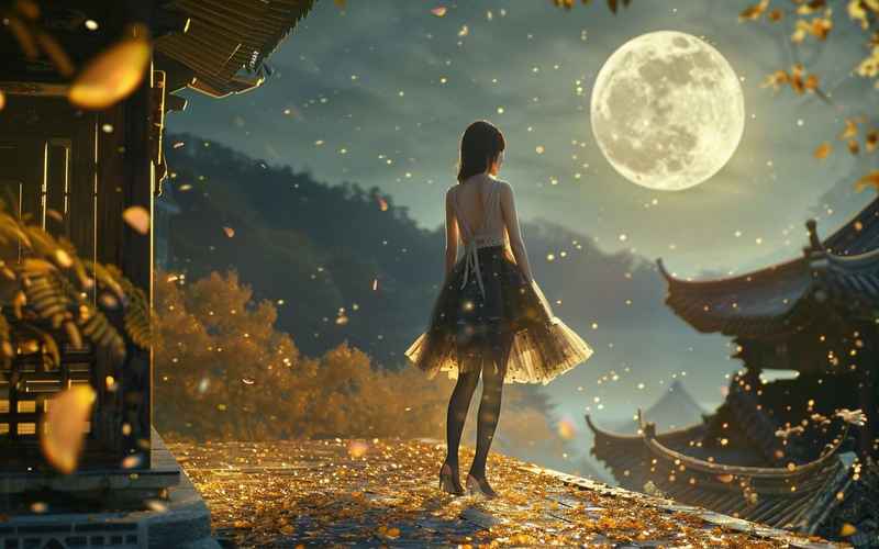 为谁解霜寒，明月照归途