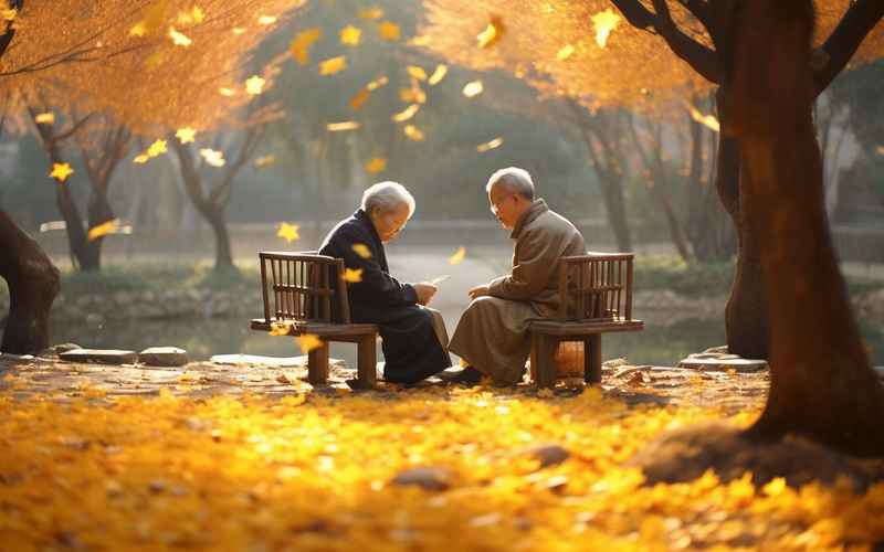 漫步温暖风景，老人有约