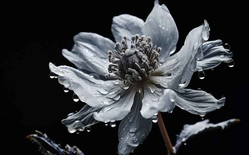 白露成霜牡丹开