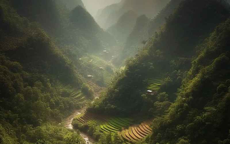 龍山風景秀麗，步入自然之美