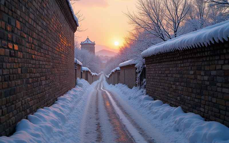 古北水镇：冰雪瑰宝，冬季新景观，邂逅自然之美