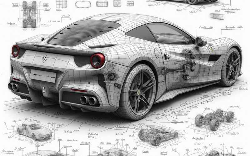 汽车3d-汽车3D分解图现实版