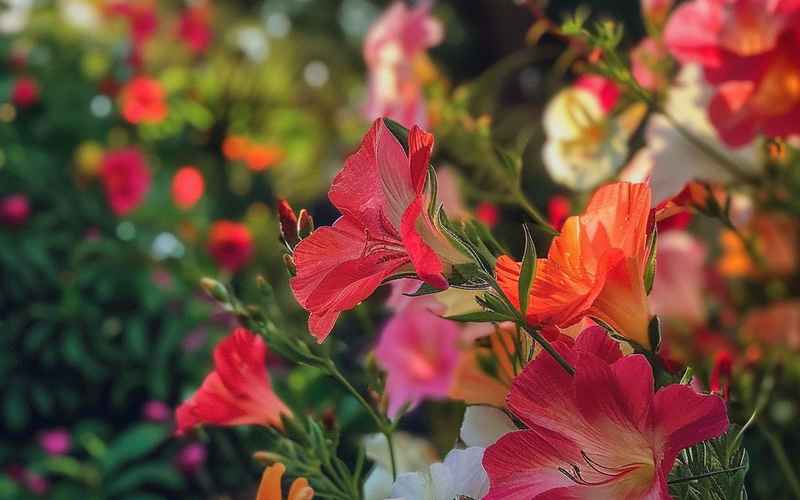 凌霄绽放映华年