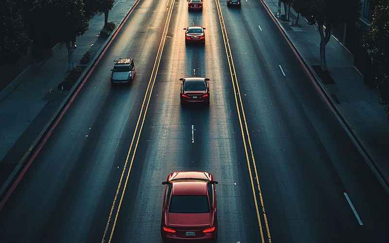 汽车在马路上【汽车在马路上行驶】