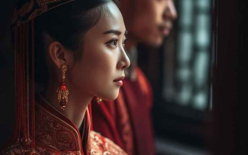 情深缘定鸳鸯谱，一世红妆为君裁