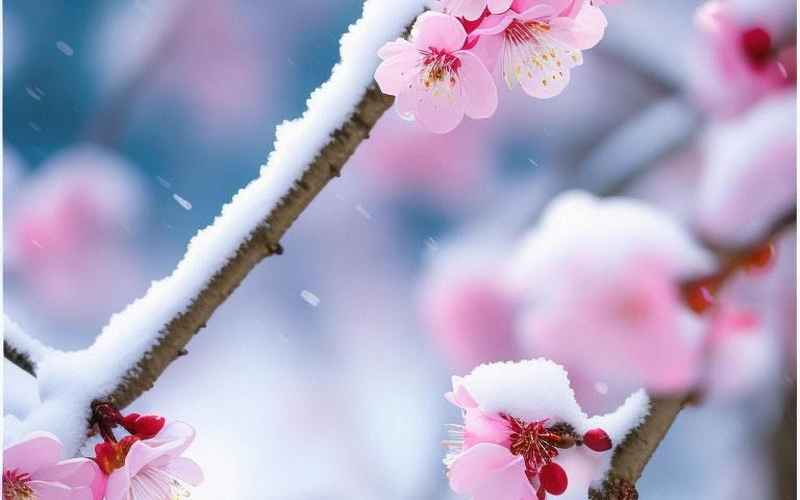 雪落梅香寄情悠